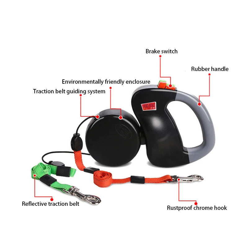 Dual Dog Leash — 3M