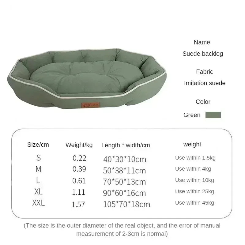 Plush Donut Dog Bed