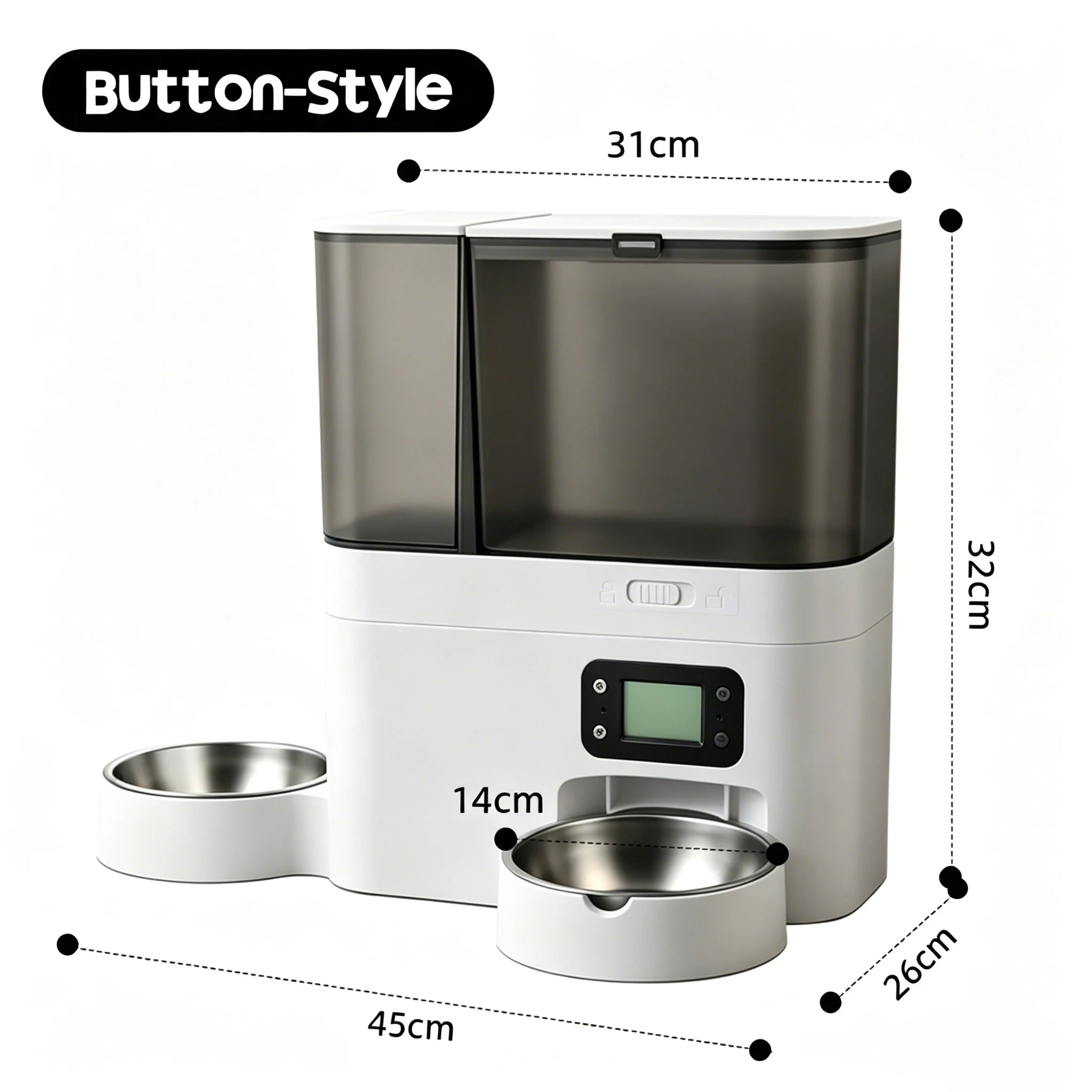 5L Smart WiFi Pet Feeder with Camera & 3L Water Dispenser