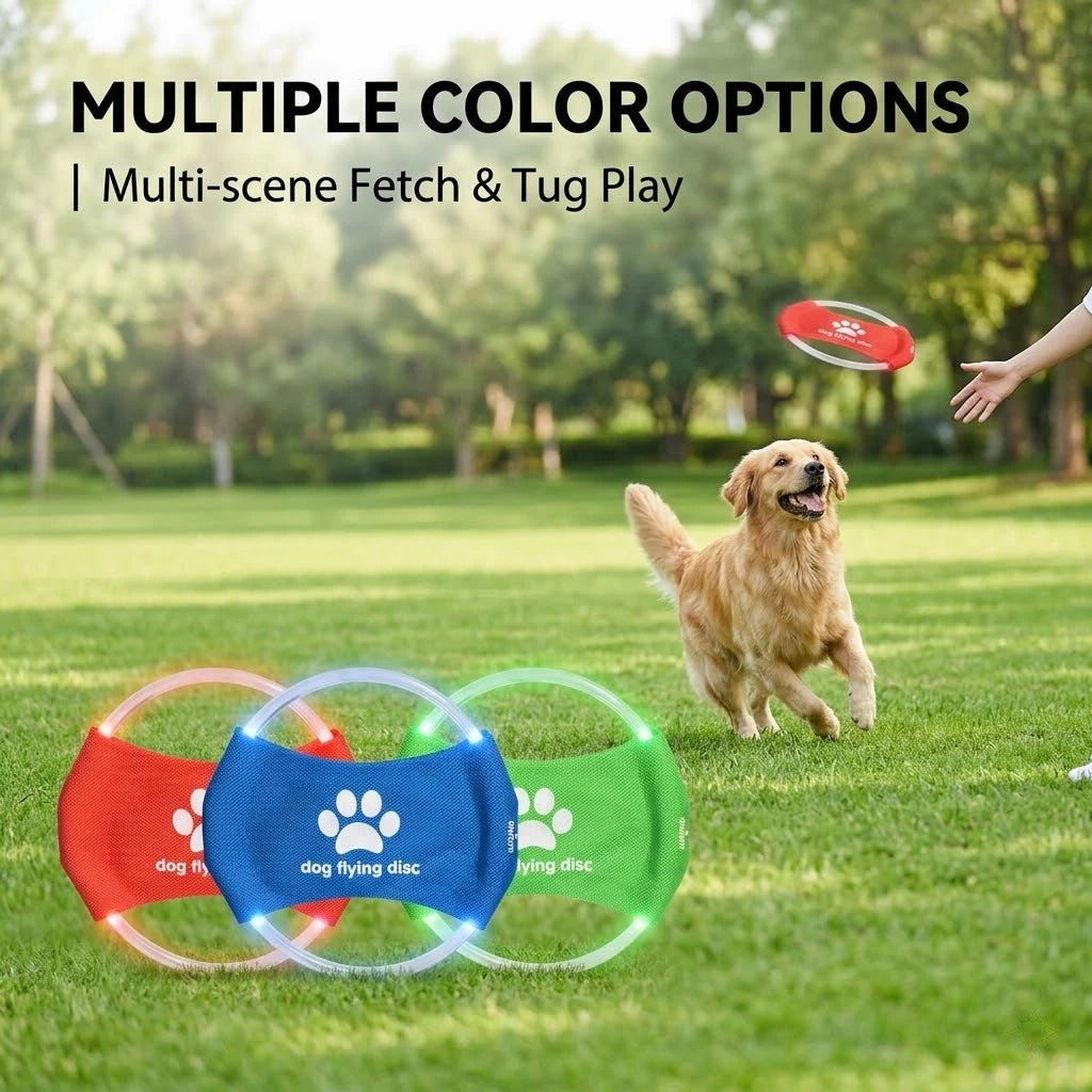 LED Glow Dog Flying Disc
