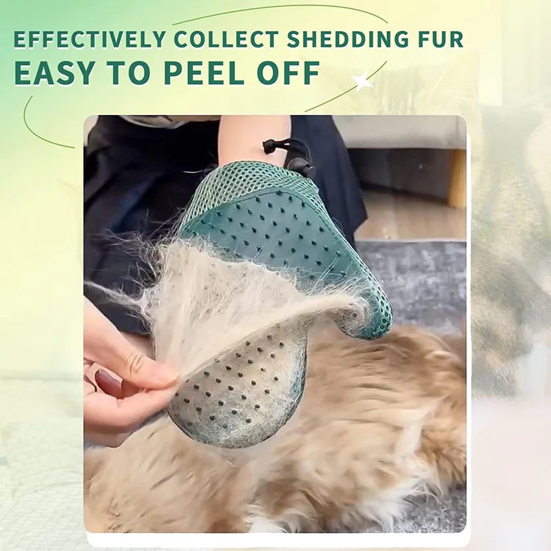 Double-Sided Pet Grooming Glove