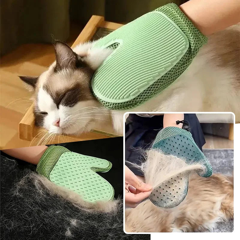 Double-Sided Pet Grooming Glove