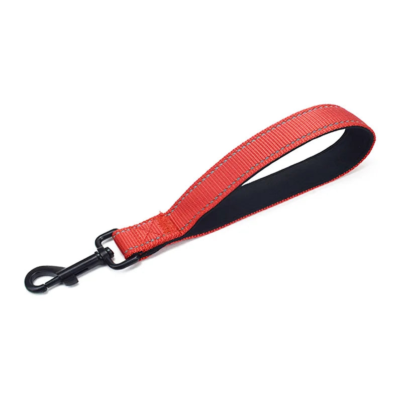 Short Reflective Dog Leash — 25cm