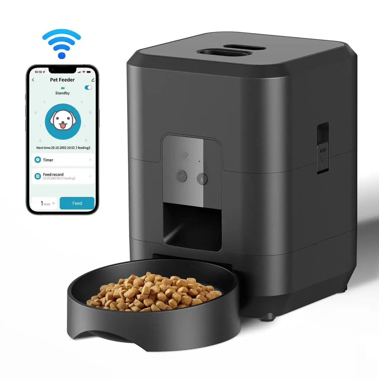 2L Smart WiFi Automatic Pet Feeder for Cats & Dogs