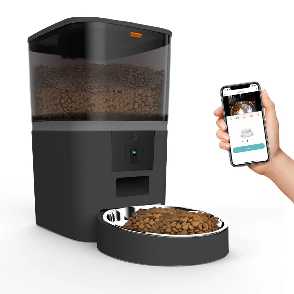 4L Smart Automatic Pet Feeder with Camera & App Control