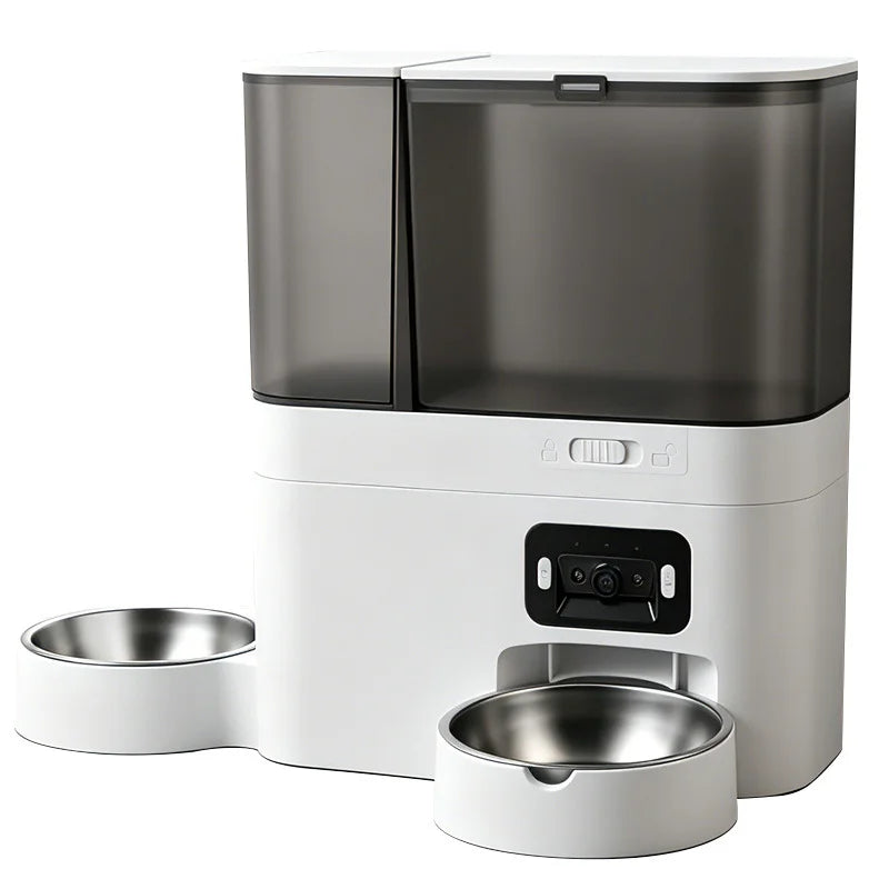 5L Smart WiFi Pet Feeder with Camera & 3L Water Dispenser