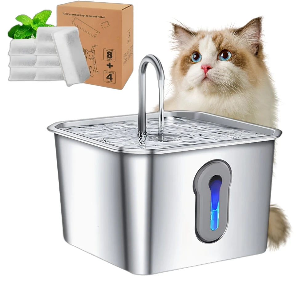 Stainless Steel Pet Water Fountain