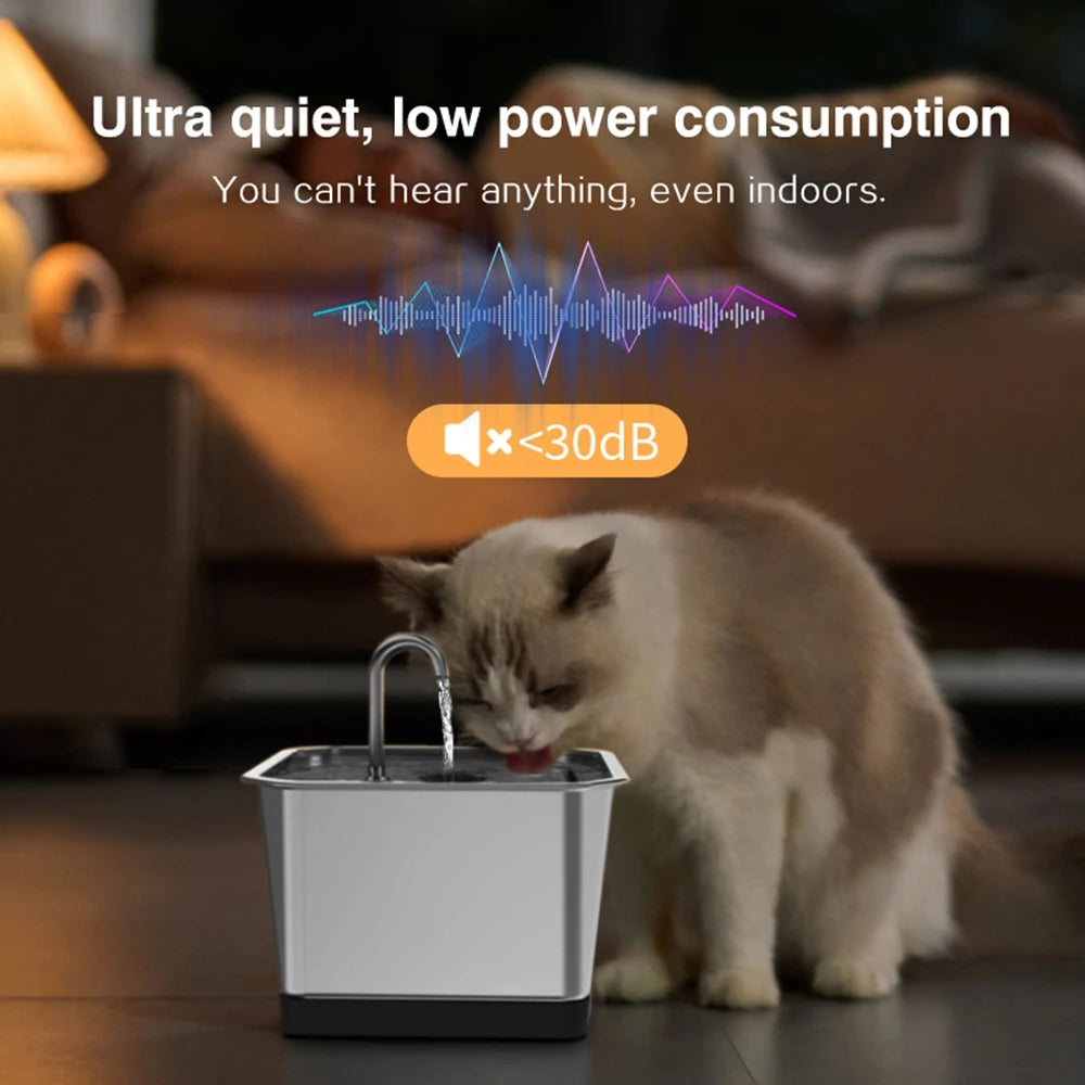 Stainless Steel Pet Water Fountain