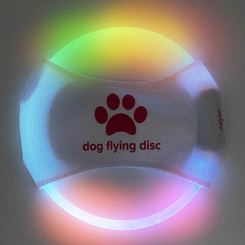 LED Glow Dog Flying Disc