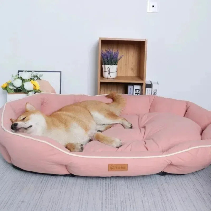 Plush Donut Dog Bed