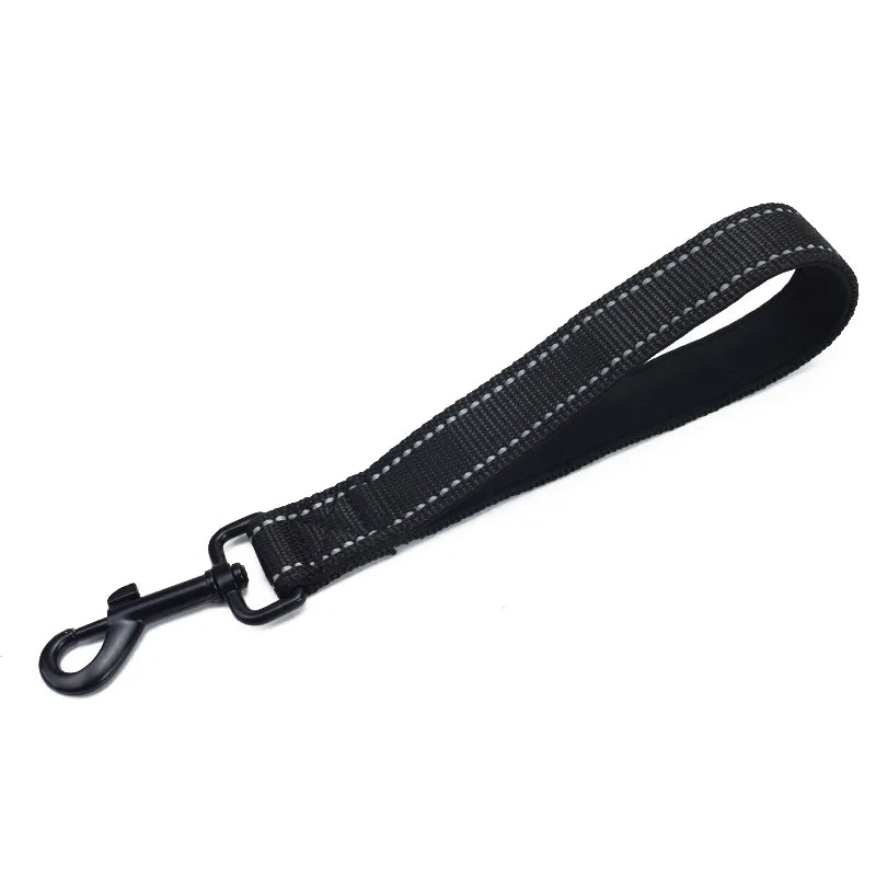 Short Reflective Dog Leash — 25cm