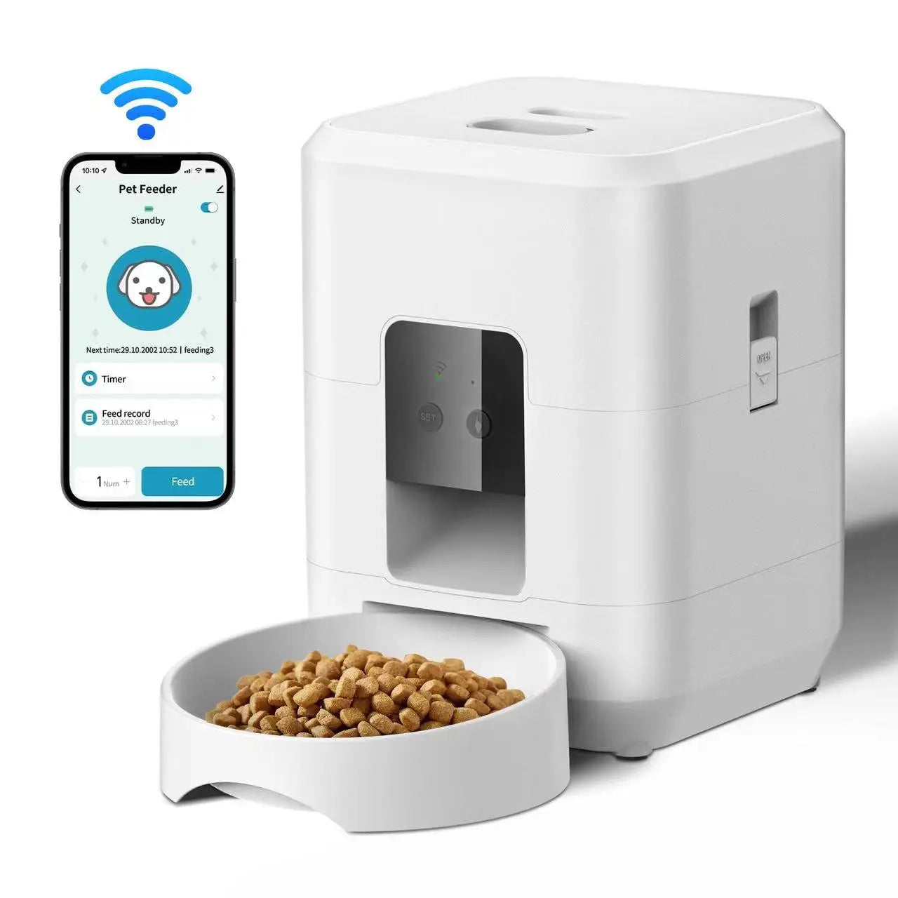 2L Smart WiFi Automatic Pet Feeder for Cats & Dogs