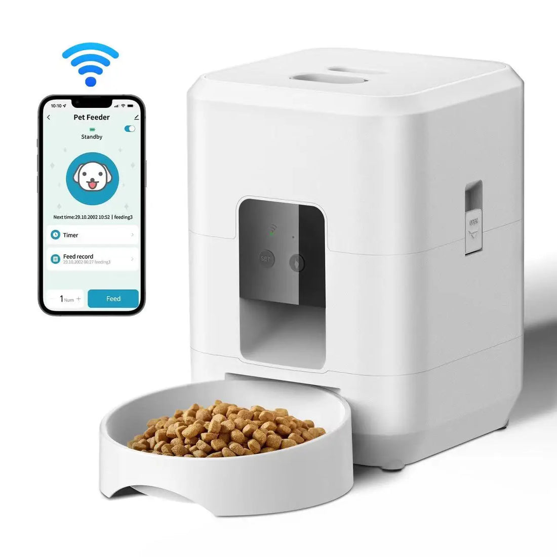 2L Smart WiFi Automatic Pet Feeder for Cats & Dogs