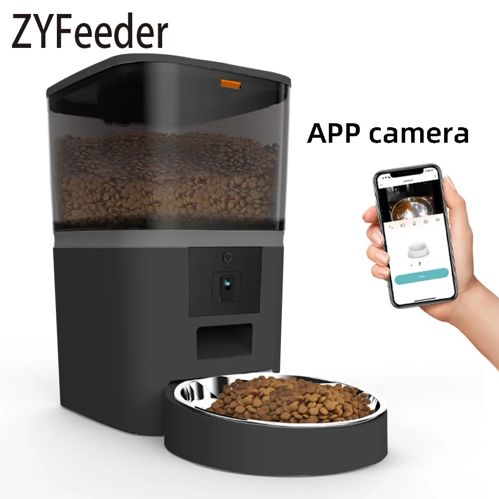 4L Smart Automatic Pet Feeder with Camera & App Control